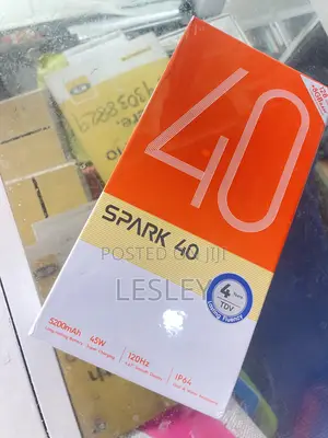 New Tecno Spark 40 256 GB Black