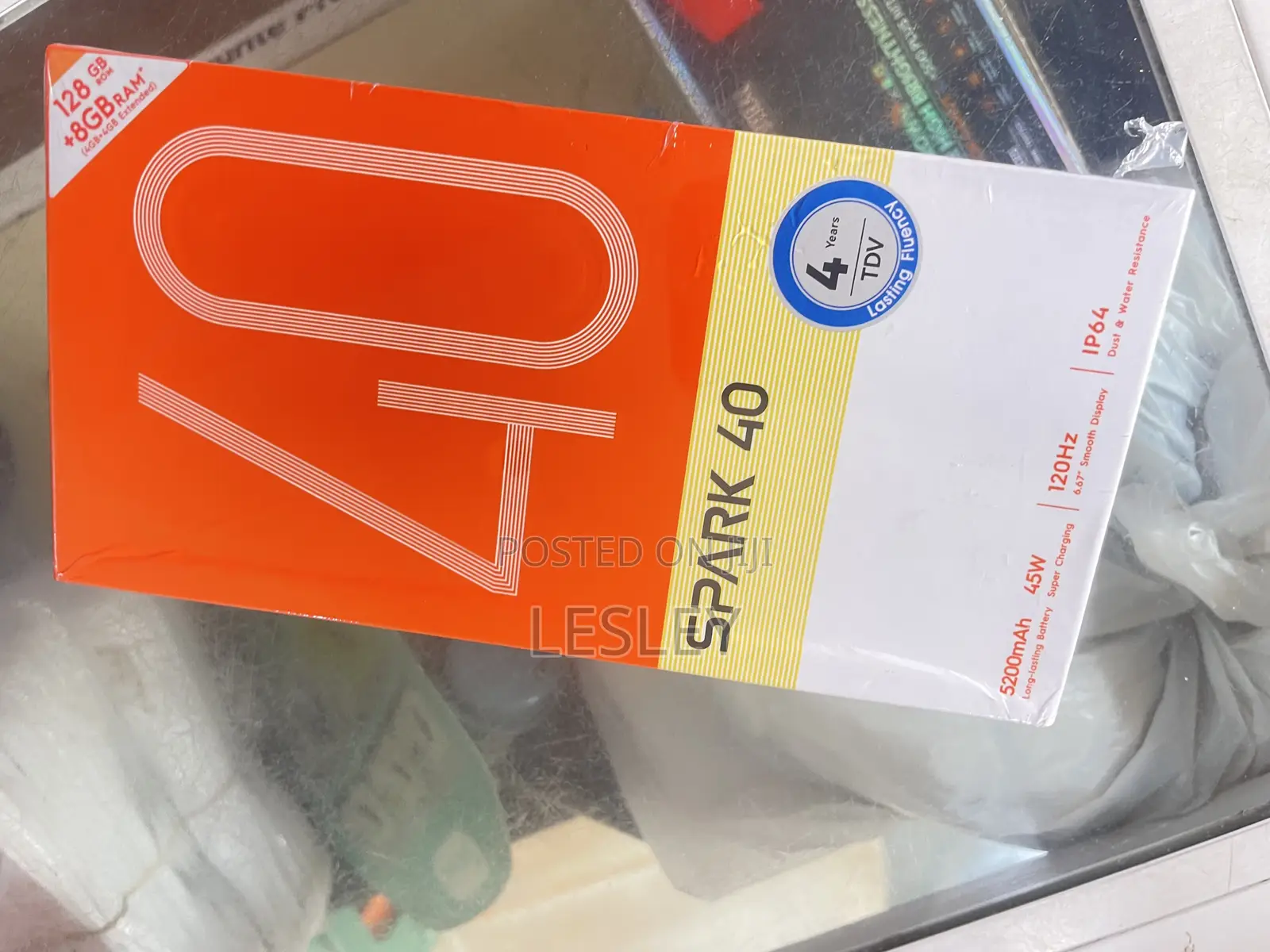 New Tecno Spark 40 256 GB Black