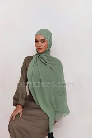 Plain/Adire Chiffon Veils/Scarfs/Hijabs