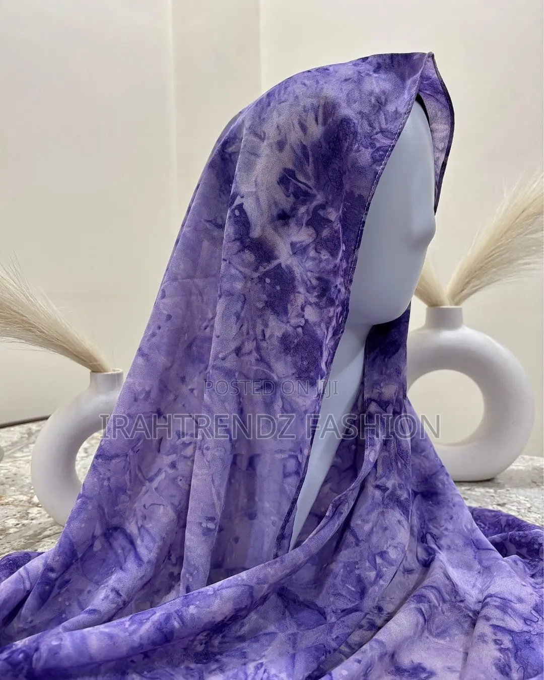 Plain/Adire Chiffon Veils/Scarfs/Hijabs