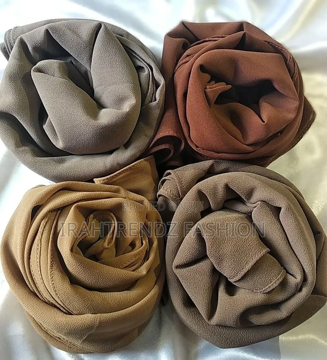 Plain/Adire Chiffon Veils/Scarfs/Hijabs