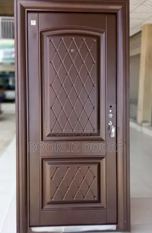 Smooth Single Smooth China Security Door With Accessories