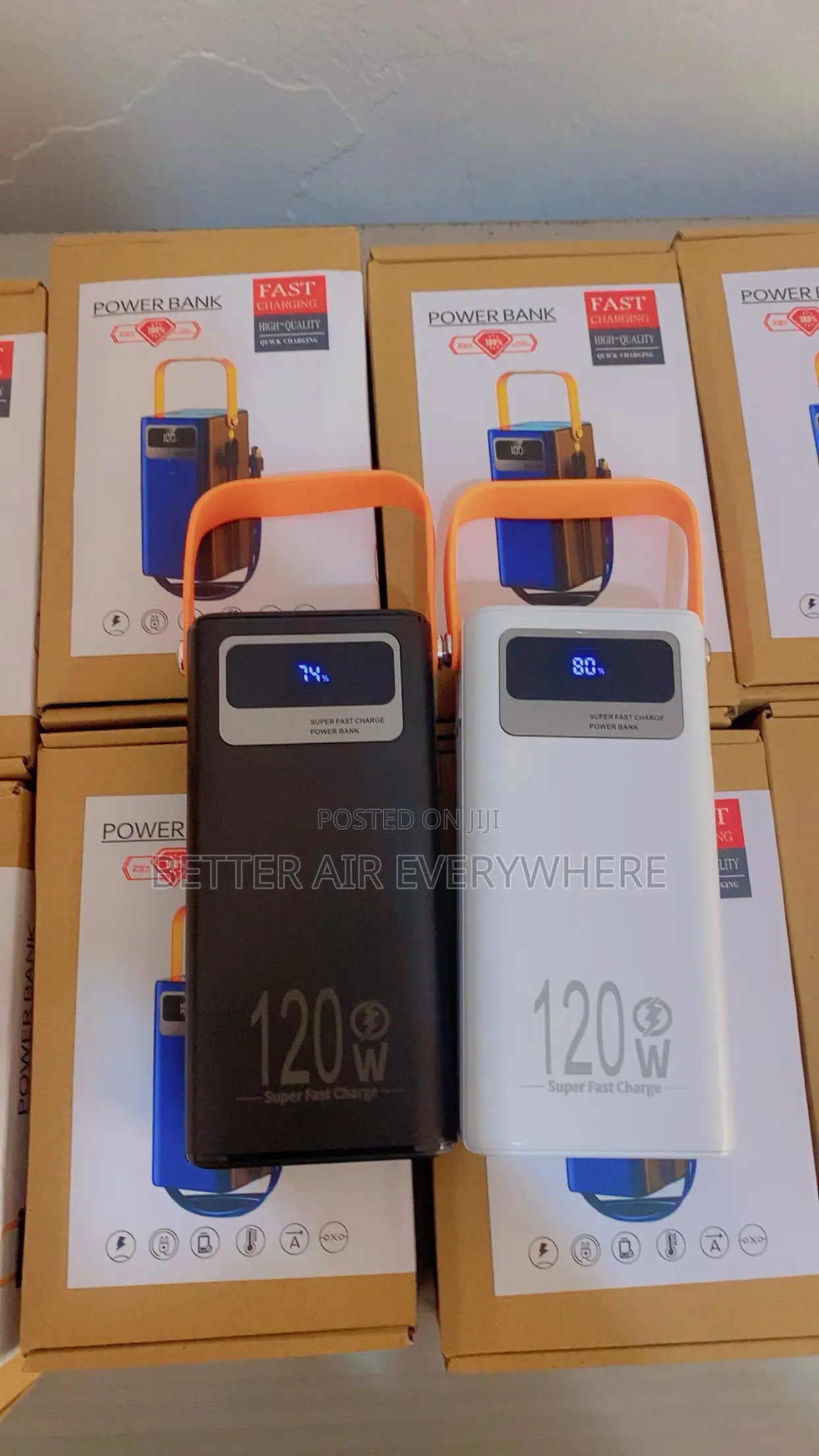 Power Bank 50000mah Super Fast Charge With 7 Ports