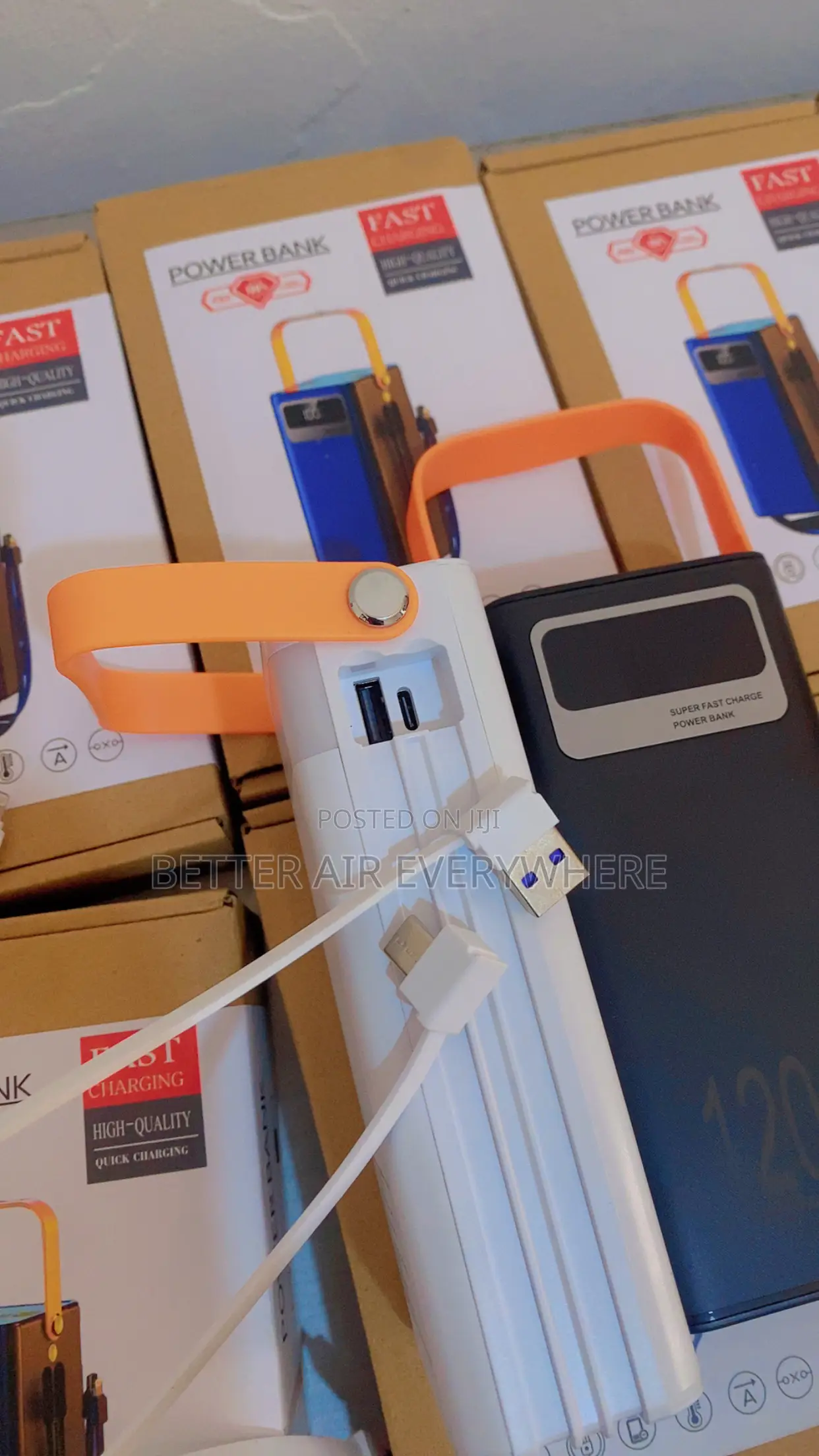 Power Bank 50000mah Super Fast Charge With 7 Ports