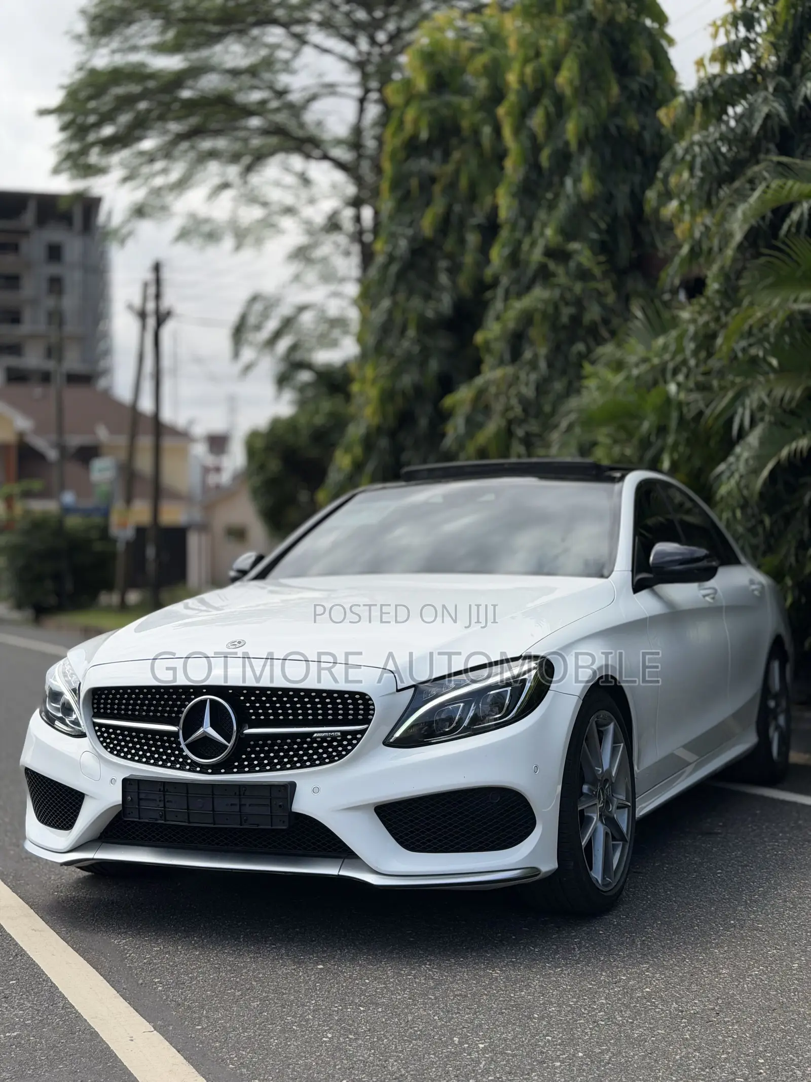 Mercedes-Benz C43 4Matic Sedan AWD (3.0L V6 9AM) 2017 White