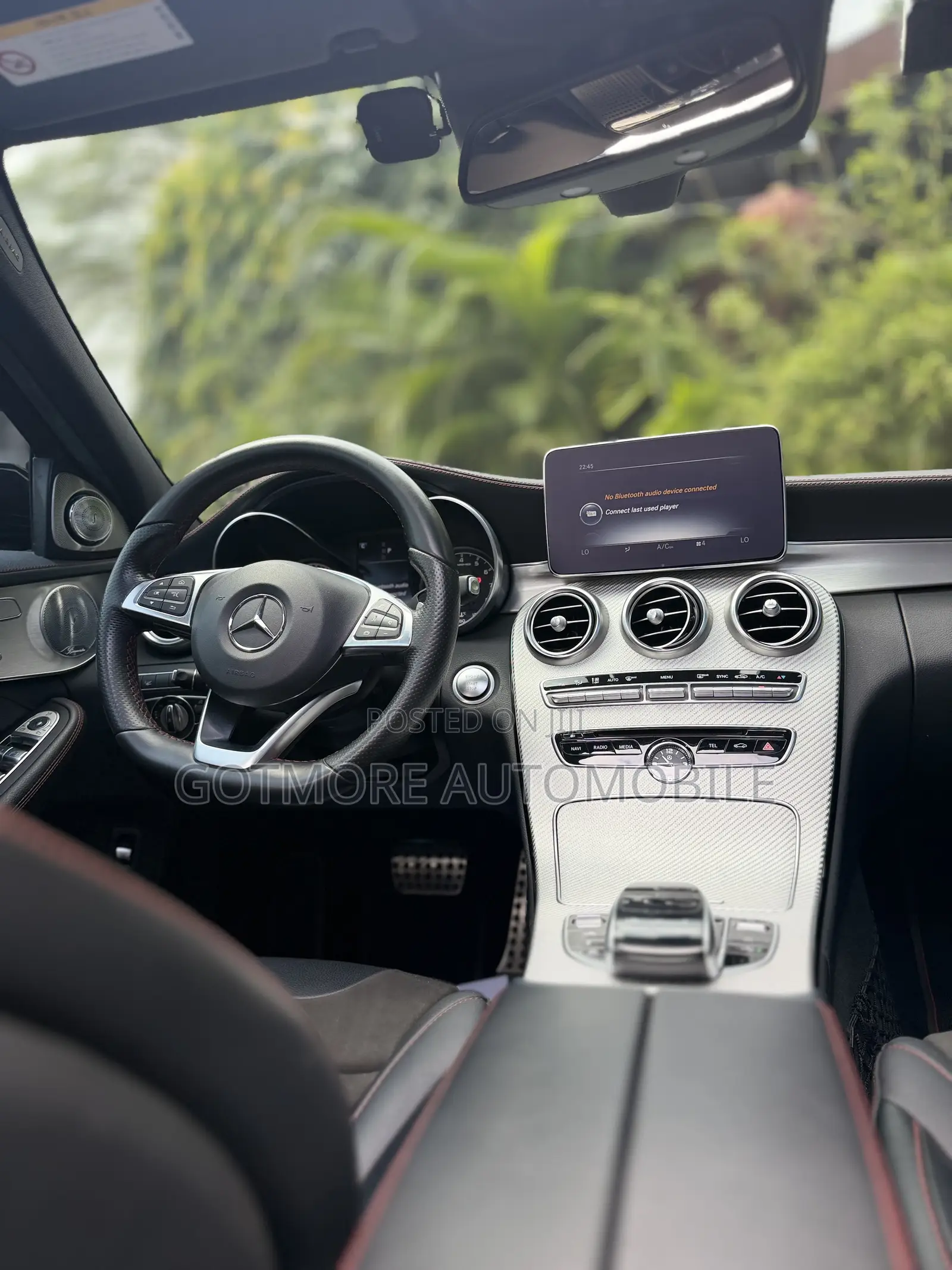 Mercedes-Benz C43 4Matic Sedan AWD (3.0L V6 9AM) 2017 White