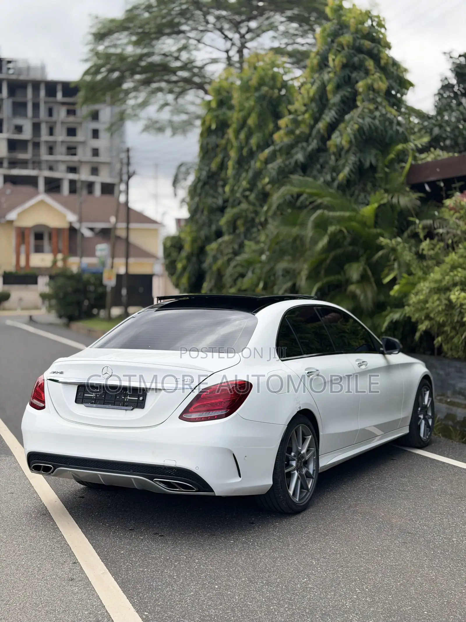 Mercedes-Benz C43 4Matic Sedan AWD (3.0L V6 9AM) 2017 White