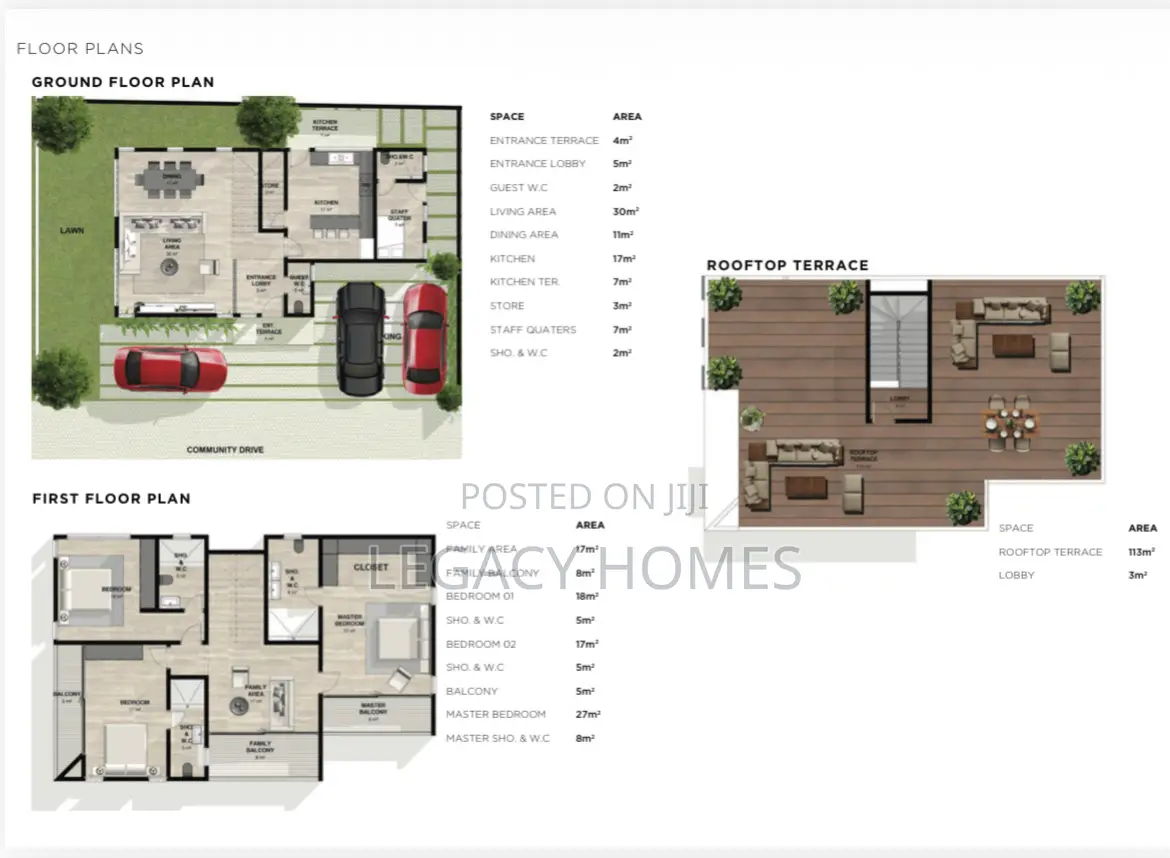 4bdrm Townhouse/Terrace in Dzowulu, Special School Area for sale