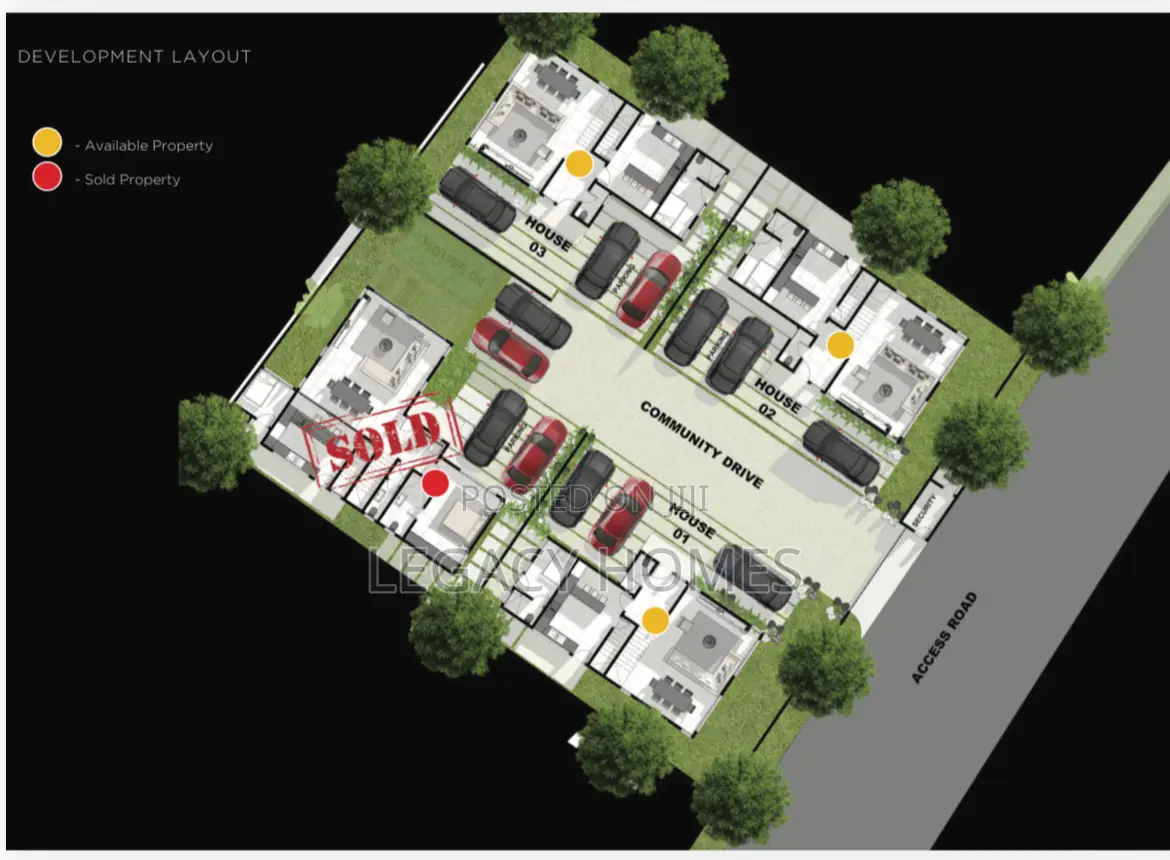 4bdrm Townhouse/Terrace in Dzowulu, Special School Area for sale