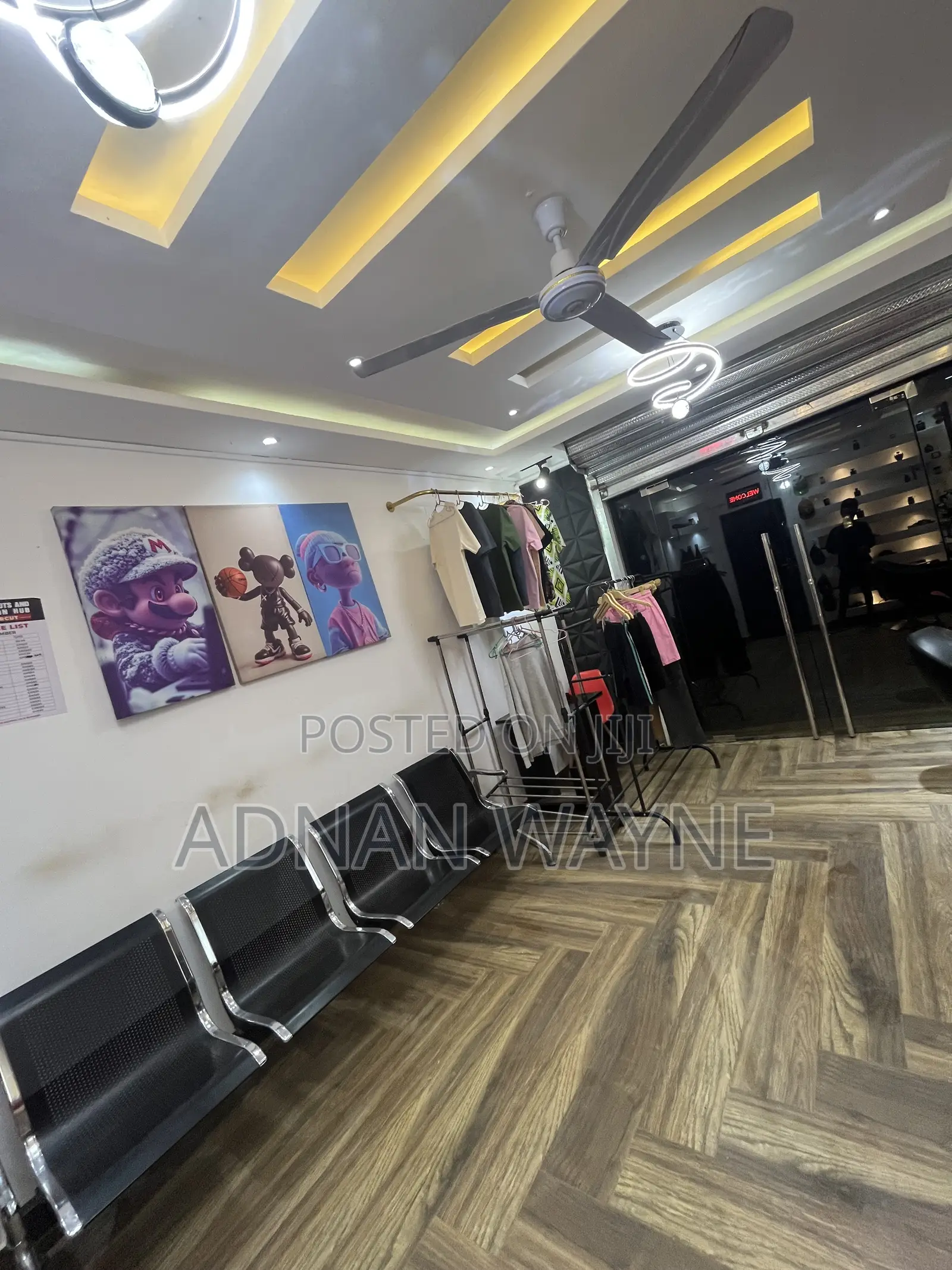 Fully Furnished Barbershop for Sale/Rent