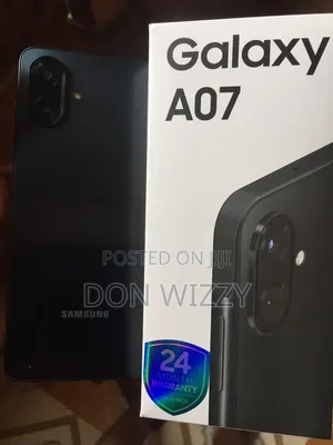 New Samsung Galaxy A07 4G 64 GB Black