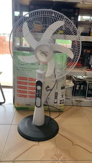 TNT Star Rechargeable Fan With 18 Speeds and Remote Control