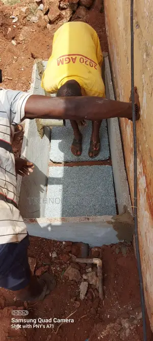 New WC Toilet, Biodigester and Plumbing
