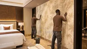 Installation of Wallpaper, Curtains, Frames and Interior Painting
