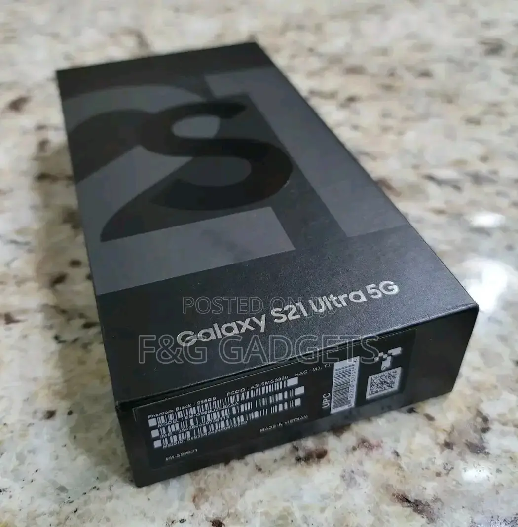 New Samsung Galaxy S21 Ultra 5G 256 GB Black
