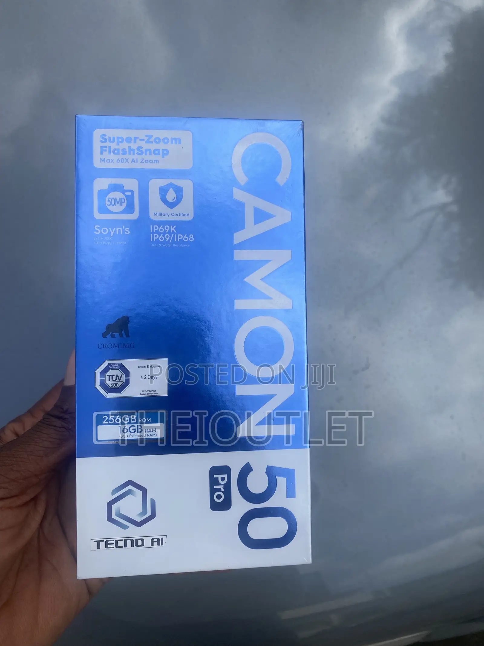 New Tecno Camon 50 Pro 256 GB Gray