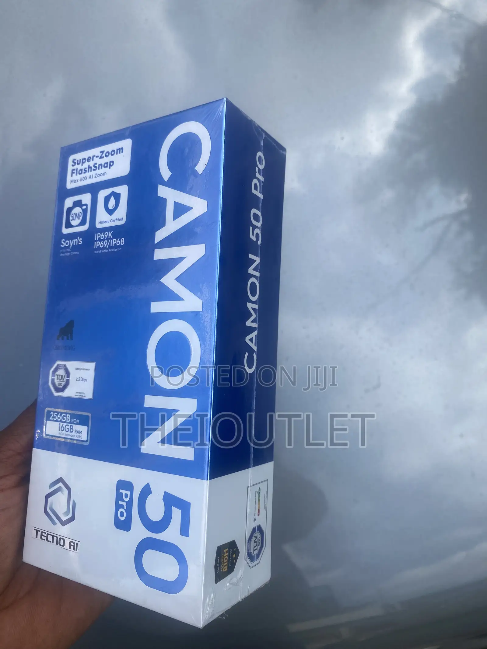 New Tecno Camon 50 Pro 256 GB Gray