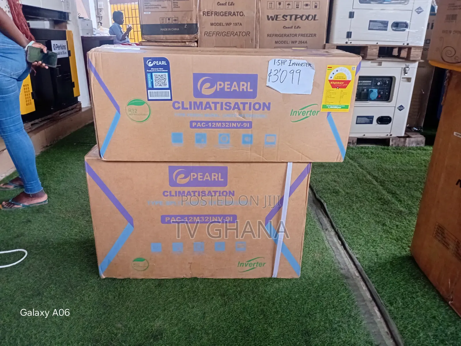 Pearl 1.5hp Inverter Air Conditioner – Modern Design, Maximum 1.5hp Ac