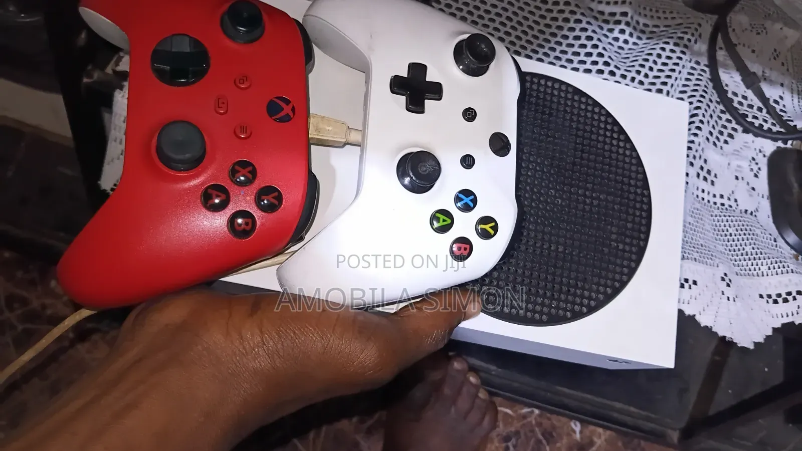 Xbox Series S With Two Controllers