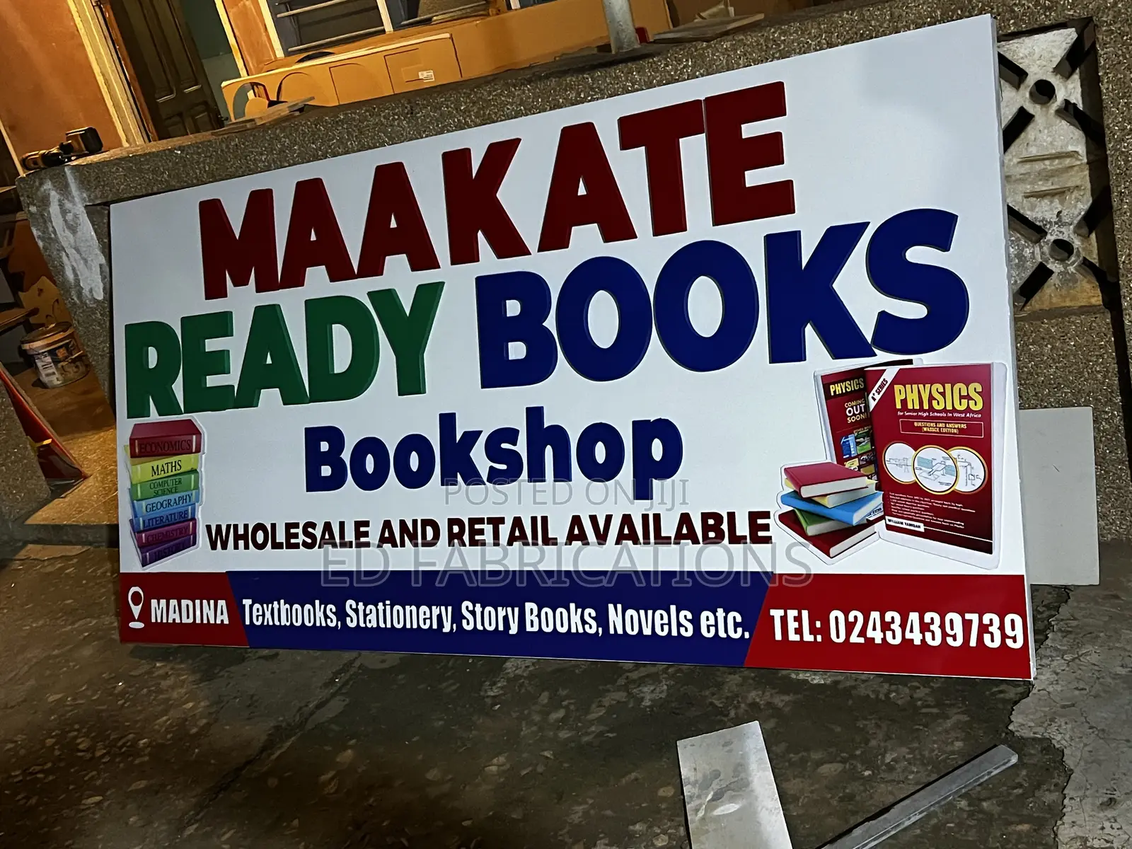 Maa Kate Bookshop Signage