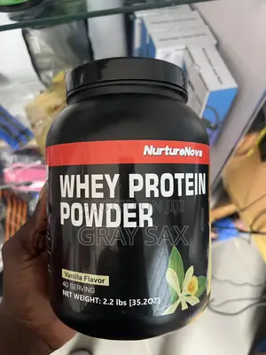 Nurturonova Whey Protein Powder 2.2 LBS (40 Servings) – Vanilla Flavor