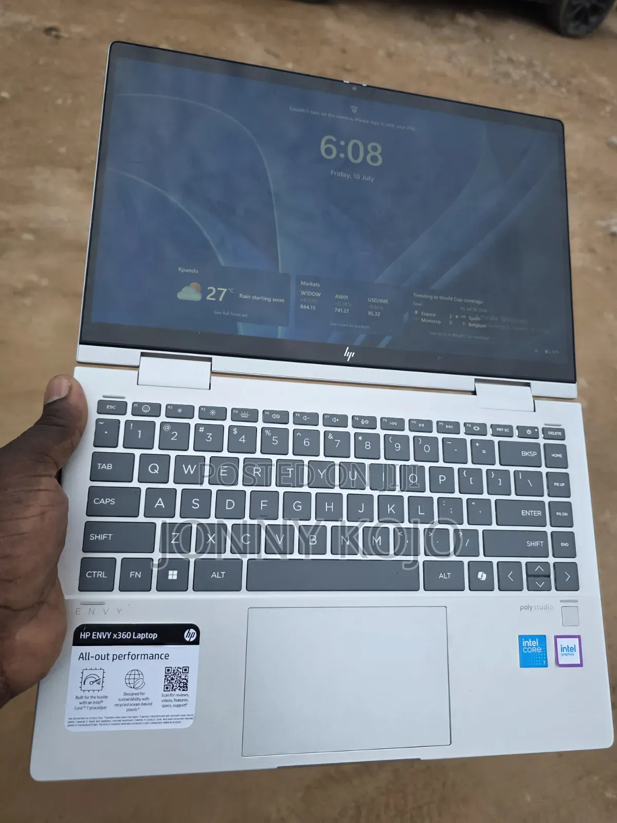 Laptop HP Envy x360 16GB Intel Core 7 SSD 512GB