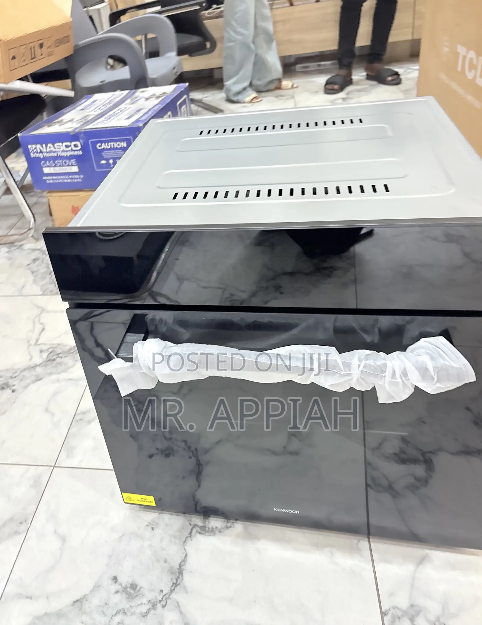 Super Classic Kenwood 90cm Built in Tempered Glass Microwave 