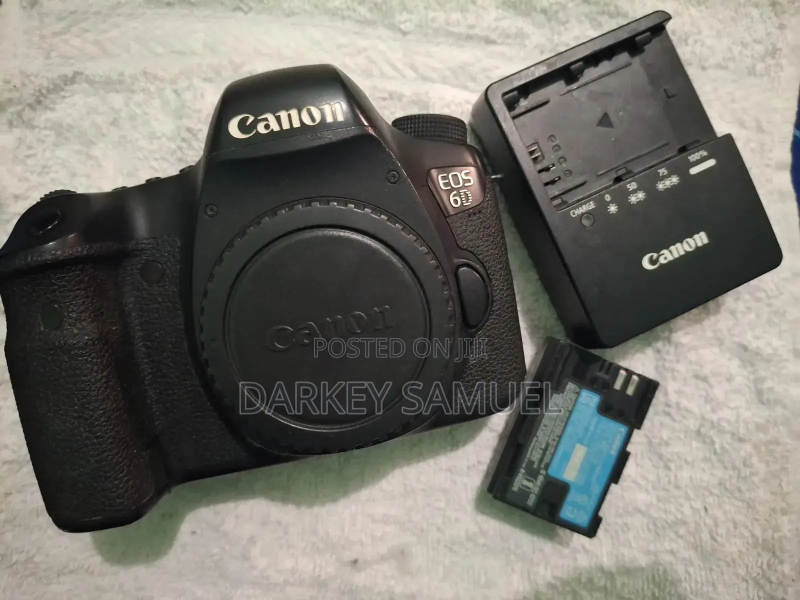 Canon 6d Full Frame DSLR Camera Body, Battery, Charger and Strap.
