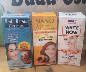 Nano Half Cast /White Now/Body Repair Treatment Serums (35gh for Each)