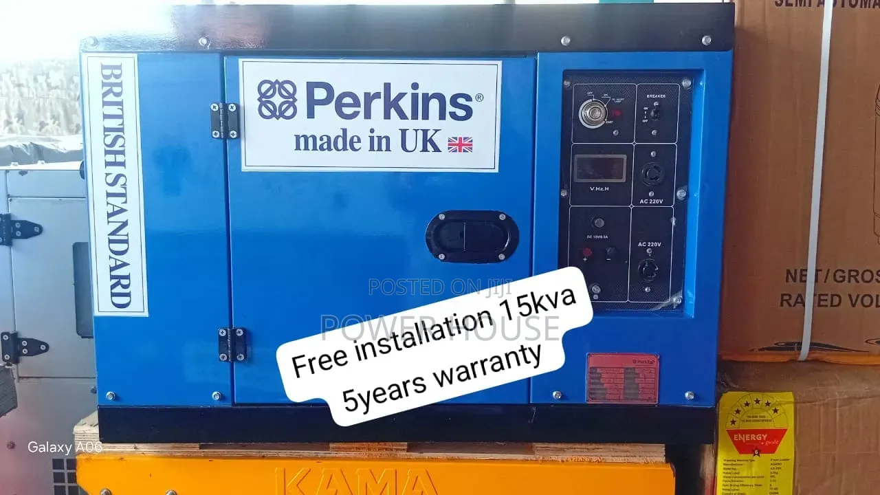 Perkins 15kva Electric Start Silent Generator 15kva