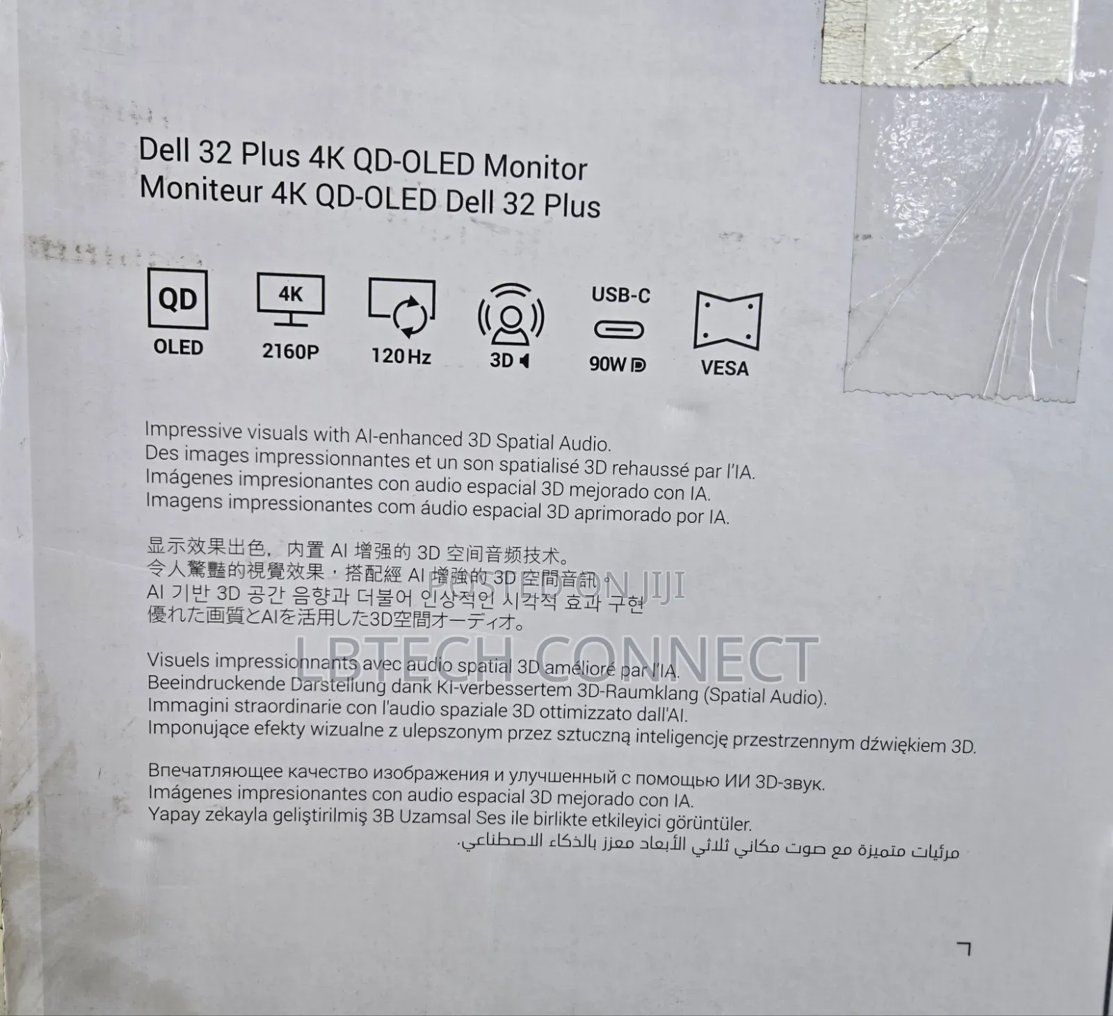Dell 32 Plus Qd-Oled Monitor