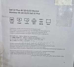 Dell 32 Plus Qd-Oled Monitor