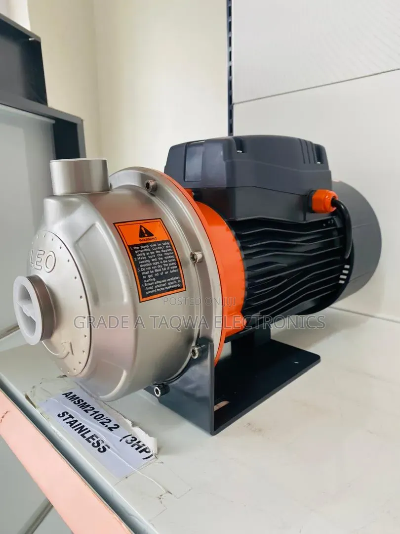 3 Horsepower Leo Stainless Water Pump