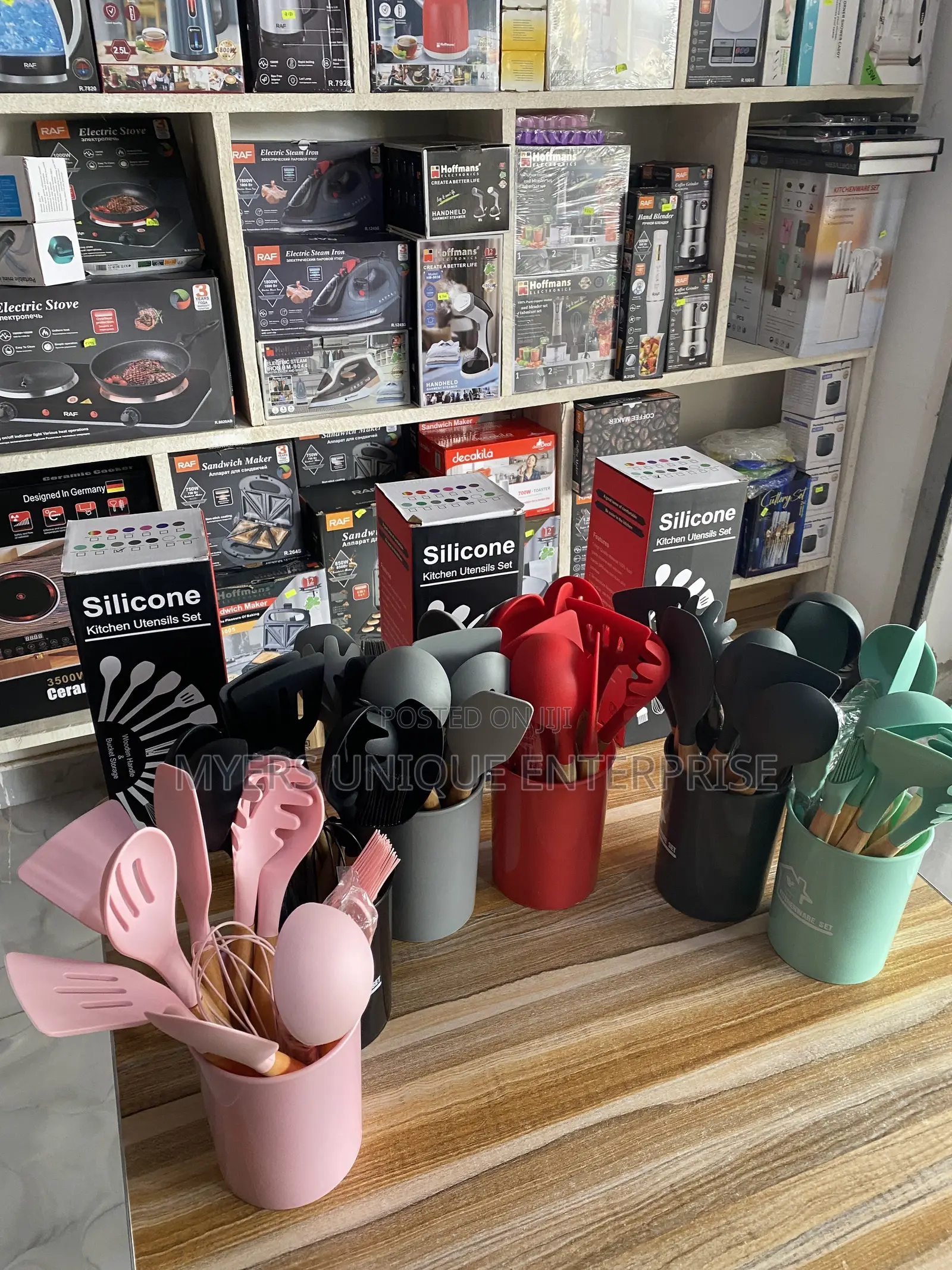 Non Scratch Silicone Kitchen Utensils Set Ladles