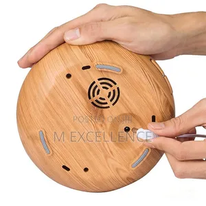 Aroma Diffuser With Remote and Lights - Wooden Humdifier