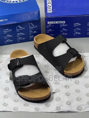 Original Double Belt Arizona Birkenstock Slippers
