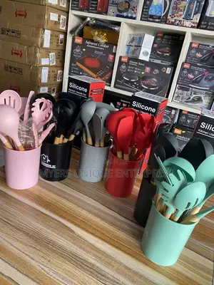 Premium Silicone Utensils Set Ladles for Non Stick Pots