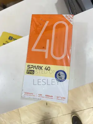 New Tecno Spark 40 Pro 256 GB Black
