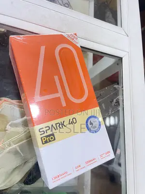 New Tecno Spark 40 Pro 256 GB Black