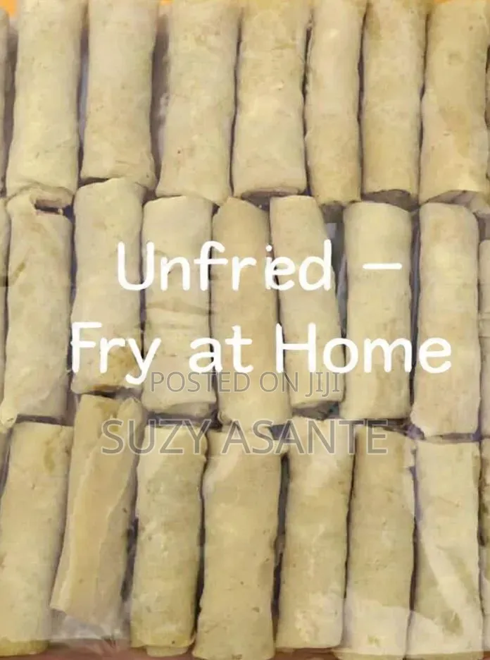 Frozen Homemade Spring Rolls | Ready to Fry | Accra Delivery
