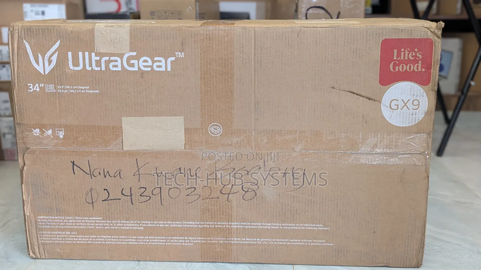 Lg Ultragear Oled 34gx900a-B 34"