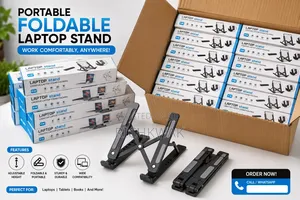 Laptop Stand With a Phone Stand
