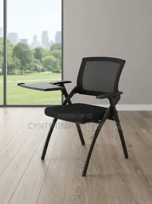 Mesh Chairs With Writing Tablets