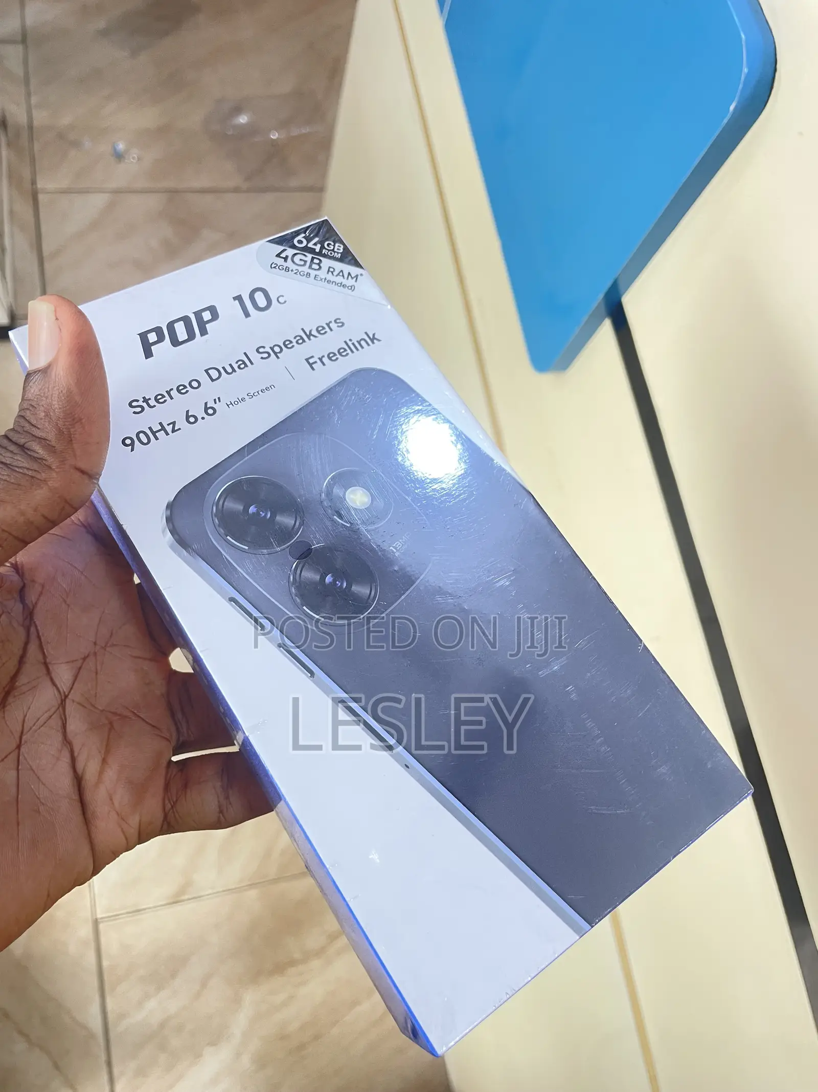 New Tecno Pop 10C 64 GB Black