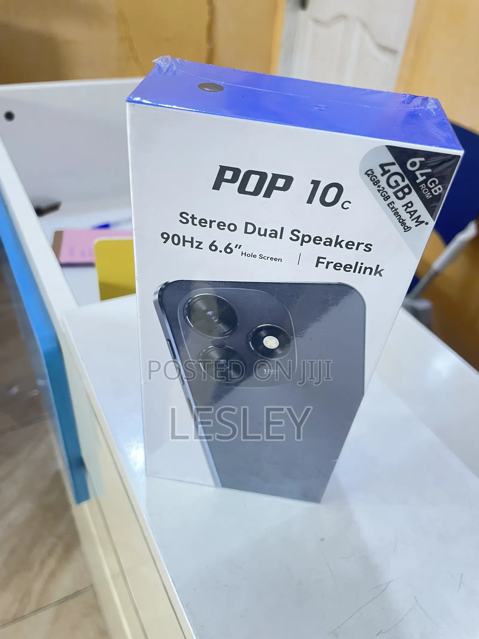 New Tecno Pop 10C 64 GB Black