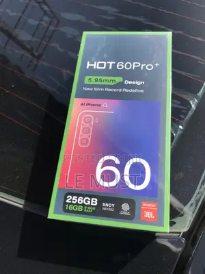 New Infinix Hot 60 Pro+ 256 GB Black