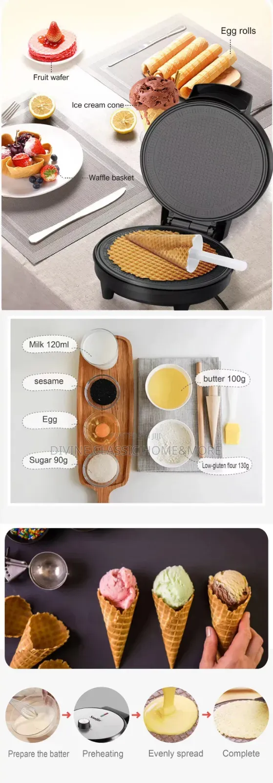Sonifer Ice Cream Cone Maker