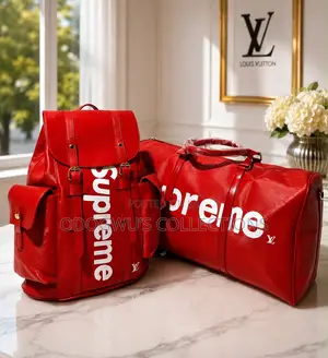 Designer Leather Backpack and Duffel Bags