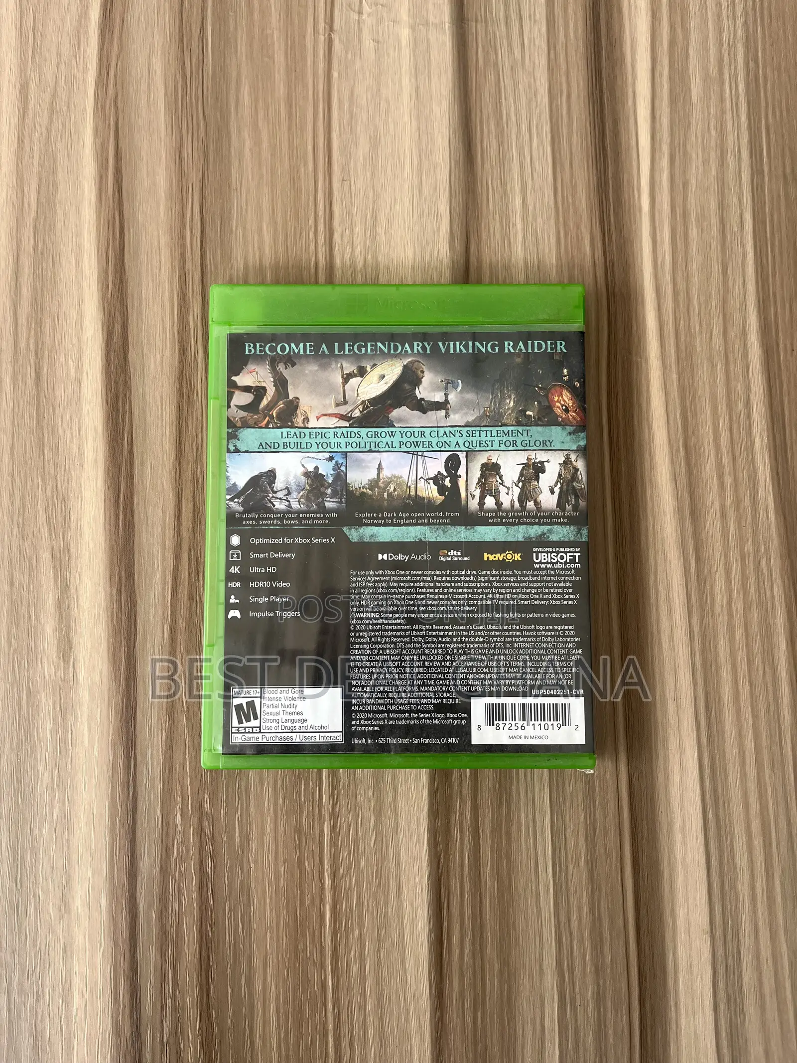 Assassin’S Creed Valhalla Xbox Series X Cd
