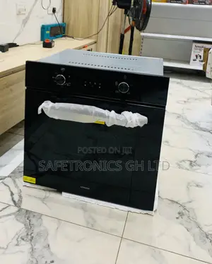 Authentic Sleek Black Tempered Kenwood Electric and Gas Oven